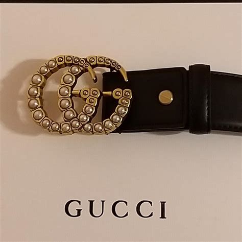 cinta gucci con perle|cinture gucci.